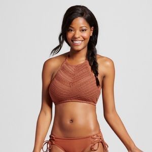 burnt orange bikini top